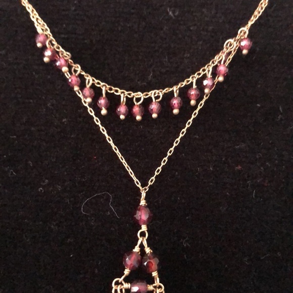 Semi precious stones hand made Wendy Mink necklace & earrings - Picture 11 of 15